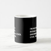 土木技師の面白フレーズ コーヒーマグカップ (中央)