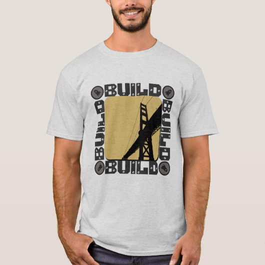 土木技師のTシャツ Tシャツ (正面)