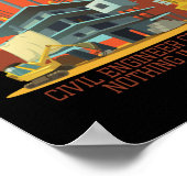 土木技師は不可能なことをなし得る ポスター (角)