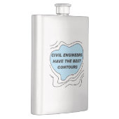 土木技師ブルーコンター フラスク (右)