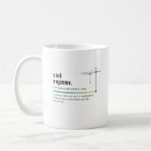 土木技師 コーヒーマグカップ (左)