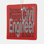 土木技師 セラミックオーナメント (左)