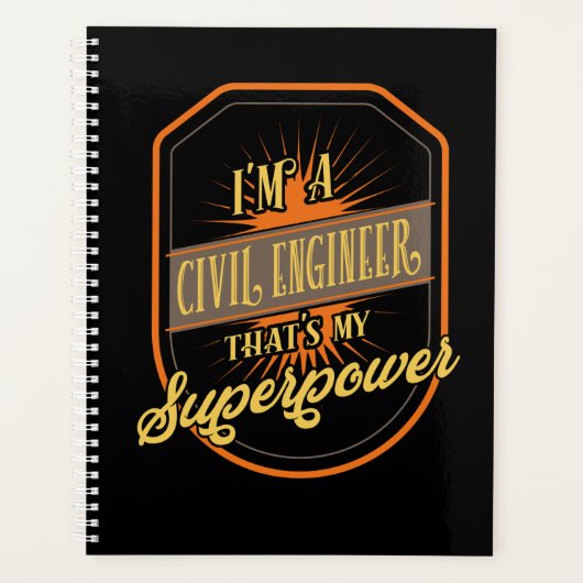 土木技師 プランナー手帳 (正面)