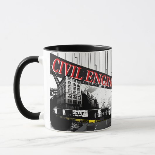 土木技師 マグカップ (左)