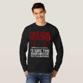 土木技師 橋梁設計者 工学系学生 Tシャツ (正面フル)