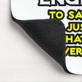 土木技師…私が間違っていないと仮定 マウスパッド (コーナー)