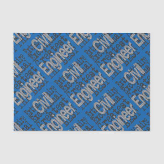 土木技師 薄葉紙 (正面)