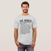 土木技師 Tシャツ (正面フル)