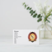 土木技師Mandorla 名刺 (スタンド正面)