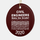 土木技術者が等級を付ける セラミックオーナメント (左)