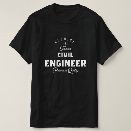 土木技術者への贈与 Tシャツ (デザイン正面)
