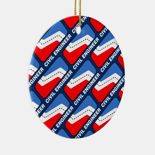 土木技術者連盟 セラミックオーナメント (右)