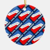 土木技術者連盟 セラミックオーナメント (正面)