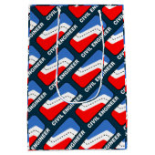 土木技術者連盟 ミディアムペーパーバッグ (裏面)