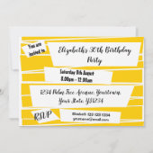 土産スペインのグループパーティの招待状 招待状 (裏面)