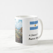 土産マグカップ – ブエノスアイレス,アルゼンチン。 コーヒーマグカップ (正面右)