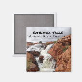 土産マグネット – ガンロック秋、ガンロック州パーク マグネット (正面/裏面)