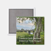 土産マグネット：ルイス&クラークNat'l Historical Pk マグネット (正面/裏面)