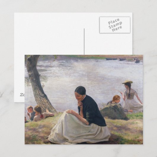 土産， 1891 ポストカード (正面/裏面)