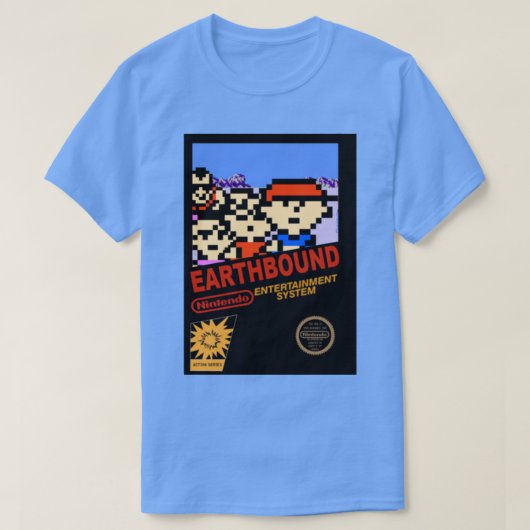 土用レトロゲームカバーTシャツ Tシャツ (デザイン正面)