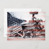 土用移動機器操作機関旗 ポストカード (正面/裏面)