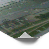 土砂降りの雨 ポスター (角)