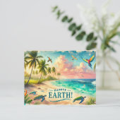 土祝、4月22日 ポストカード (スタンド正面)