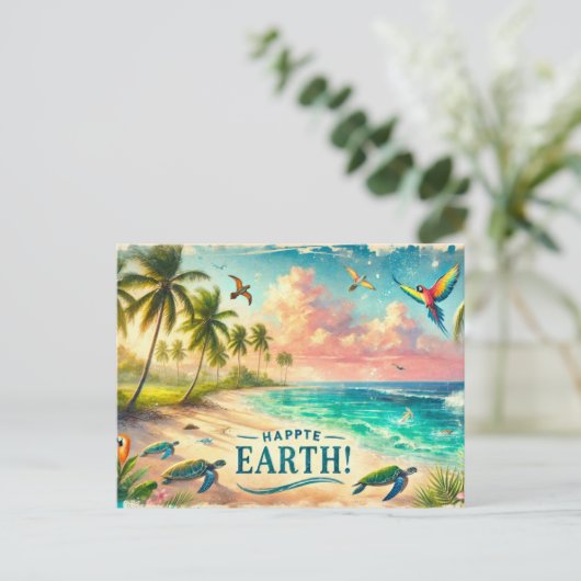 土祝、4月22日 ポストカード (スタンド正面)