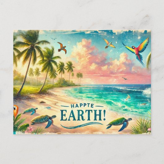 土祝、4月22日 ポストカード (正面)