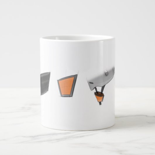 土肥進化 ジャンボコーヒーマグカップ (正面)