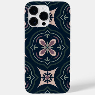 土色の花の幾何学タイル Case-Mate iPhone 14 PRO MAXケース