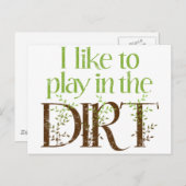 土遊庭作が好おもしろいき ポストカード (正面/裏面)