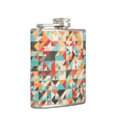 土音の幾何パターン フラスク (右)