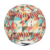 土音の幾何パターン 野球ボール (裏面)