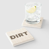 土 ストーンコースター (横)