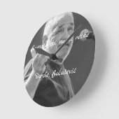 土 – 左（左）腕時計 ラウンド壁時計 (傾斜)