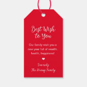 圣诞快乐メリー中国のクリスマス・ギフトラベル ギフトタグ (裏面)