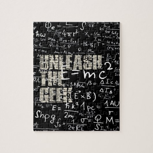 圧倒されるようギークのパズルを自由にして下さい ジグソーパズル (縦)