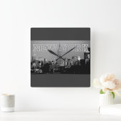 圧倒すること! エンパイア・ステート・ビルディングニューヨークシティ スクエア壁時計 (ホーム)