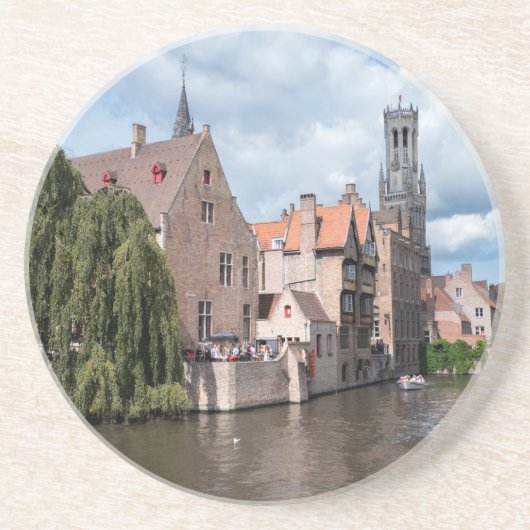 圧倒すること! ブリュージュ-ベルギー コースター (正面)