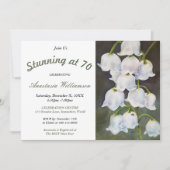 圧倒する70パーティの招待状 招待状 (正面)