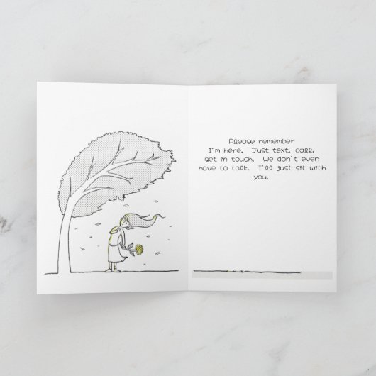 圧倒的な生活の中で支える友 カード (内部)