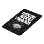 圧力がダイヤモンドを作成 – やる気を起こさせる マグネット (左側)