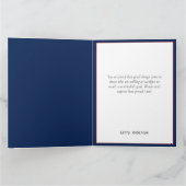 圧力でダイヤモンドの卒業カードを作成 サンキューカード (内部)