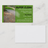 圧力または力の洗浄の名刺 名刺 (正面/裏面)