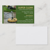 圧力または力の洗浄の名刺 名刺 (正面/裏面)