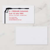 圧力クリーニング 名刺 (正面/裏面)