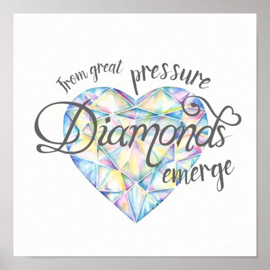 圧力ダイヤ素晴らしモンドから現れる ポスター (正面)