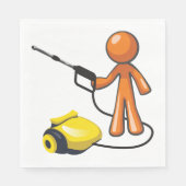 圧力ワッシャの使用 スタンダードランチョンナプキン (正面)