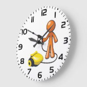 圧力ワッシャの使用 ラージ壁時計 (傾斜)